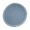 CeCe Barfield Inc. Live Paris Placemat, Smokey Blue X White