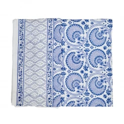 Maison Margaux Darcey Blue Tablecloth Live