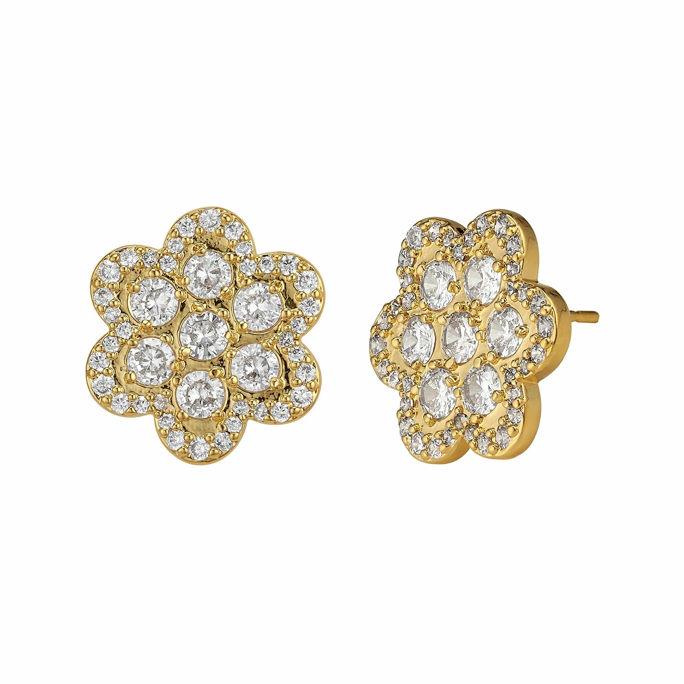 ASHA Delphine Pave Stud 1 ASHA Delphine Pave Stud