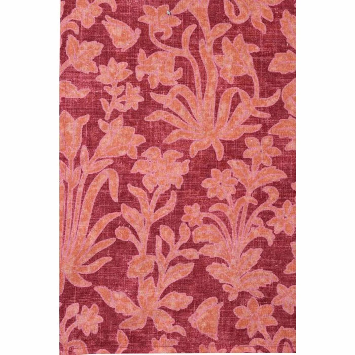 D'Ascoli Haveli Tablecloth, Red Live 3 D'Ascoli Haveli Tablecloth, Red Live