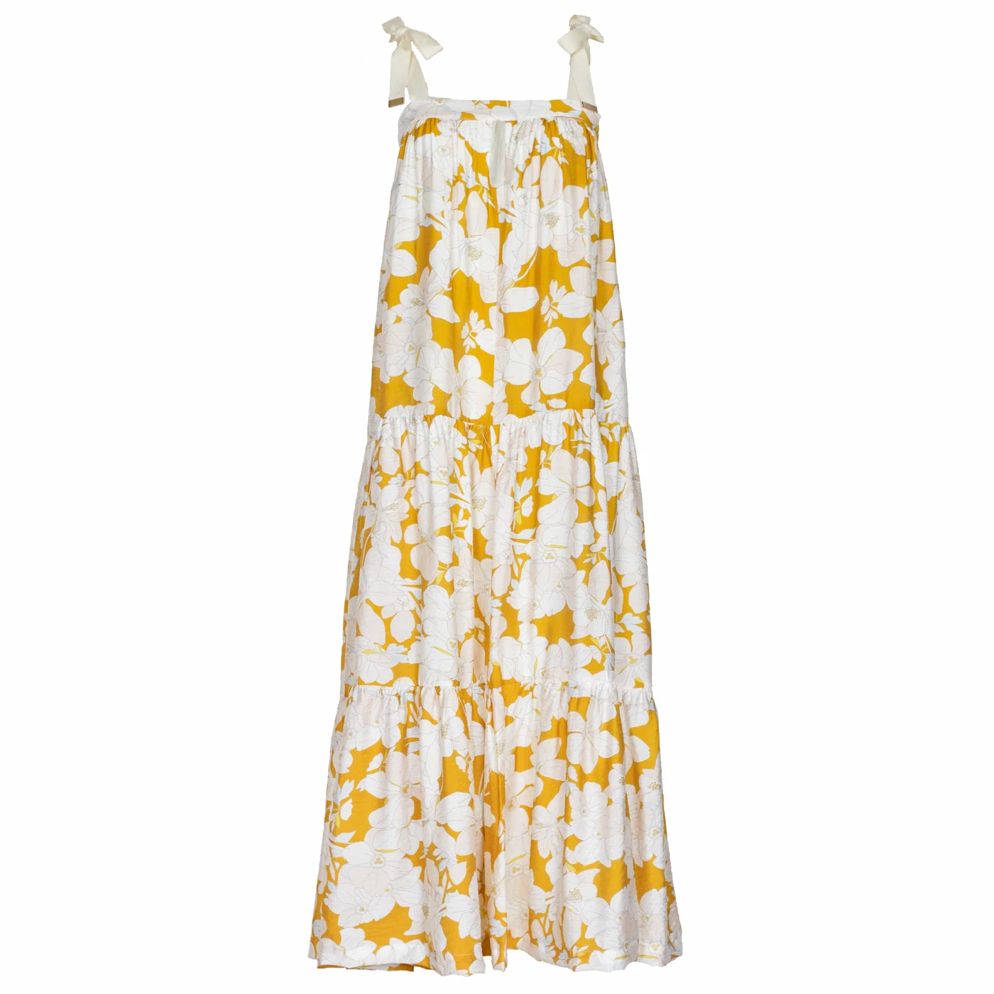 Mon Renn Wear Magnolia Midi Dress, Magnolia Floral 1 Mon Renn Wear Magnolia Midi Dress, Magnolia Floral