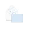Bows & Blue Live Engraved Bow Notecard Set