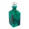 Estelle Colored Glass Decanter, Emerald Green