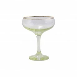 Vietri Coupe Champagne Glass (Multiple Colors), Single
