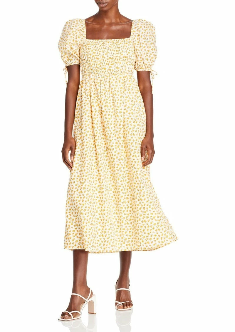 Faithfull The Brand Rory Midi Dress, Betsy Floral 2 Faithfull The Brand Rory Midi Dress, Betsy Floral