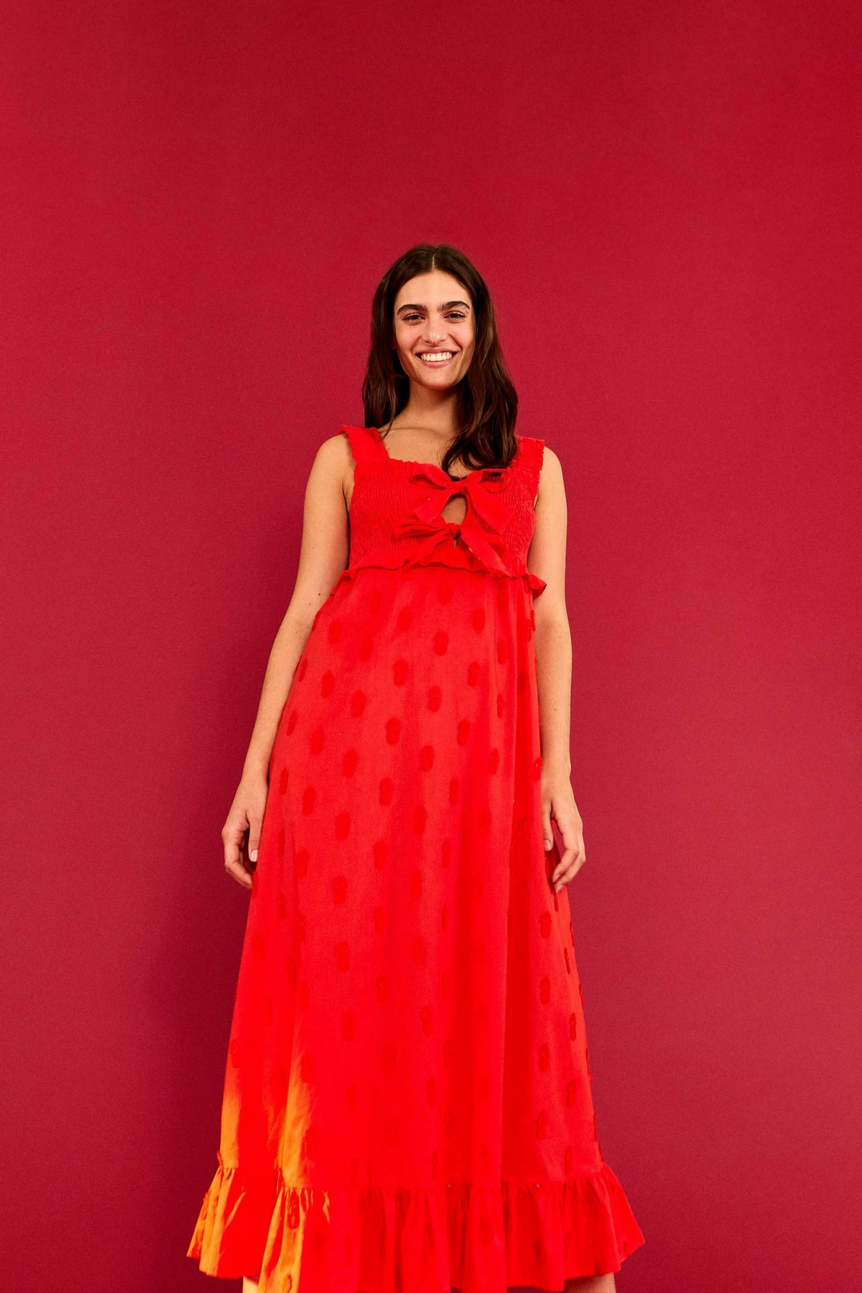 Farm Rio Pineapple Maxi Dress, Red Wear 2 Farm Rio Pineapple Maxi Dress, Red Wear