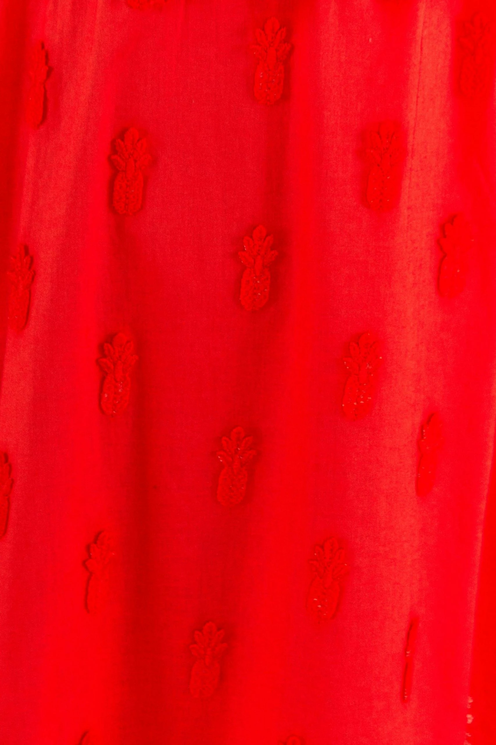 Farm Rio Pineapple Maxi Dress, Red Wear 3 Farm Rio Pineapple Maxi Dress, Red Wear