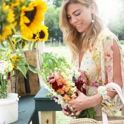 ASHA ACCESSORIES Flower Hoop-la