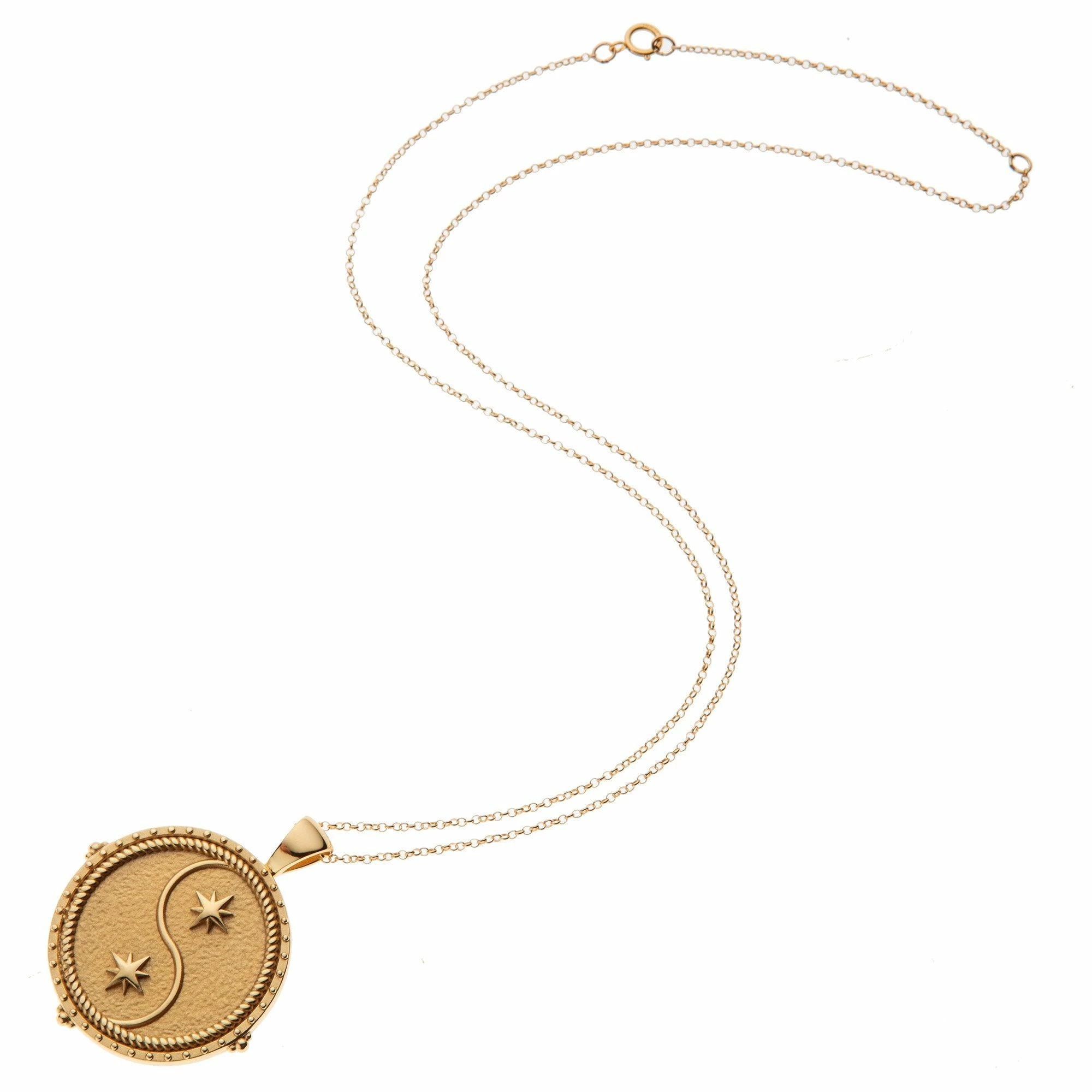 Jane Win GEMINI JW Zodiac Pendant Coin (May 21 - Jun 20) Wear 3 Jane Win GEMINI JW Zodiac Pendant Coin (May 21 - Jun 20) Wear