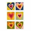 Summerill Heart Linen Napkins, Mixed Set Of 6 Live