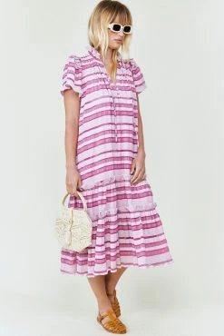 Hunter Bell Matthews Dress, Magenta