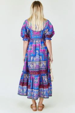 Hunter Bell Wear Palmer Dress, Multi Talavera