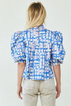 Hunter Bell Wear Sofia Top, Cobblestone Blue