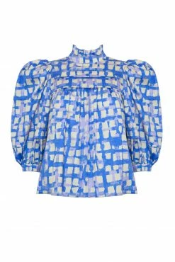 Hunter Bell Wear Sofia Top, Cobblestone Blue