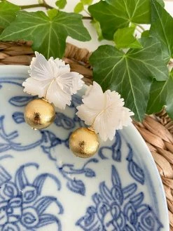 M Donohue Collection Audrey Gold Earrings