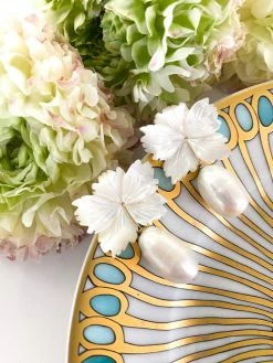 M Donohue Collection Wear Audrey Pearl Earrings