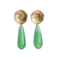 M Donohue Collection Ellie Green Earrings