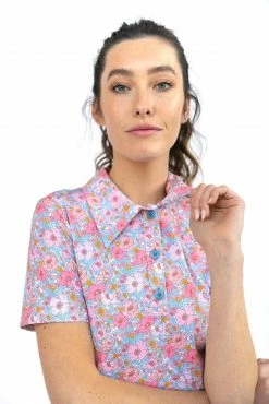 Byrdie Golf Social Wear Charlotte Polo Liberty London Apparel