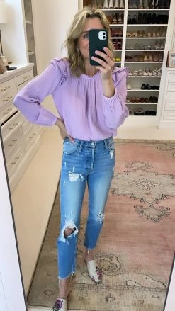 ALEPEL Wine Roses Beige Mule Wear 5 ALEPEL Wine Roses Beige Mule Wear