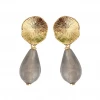M Donohue Collection Ellie Grey Earrings Wear