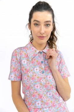 Byrdie Golf Social Wear Charlotte Polo Liberty London Apparel