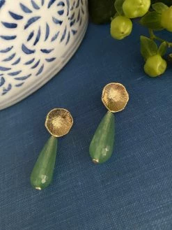 M Donohue Collection Ellie Green Earrings