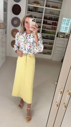 Meadows Foxglove Top, Springtime Floral Wear