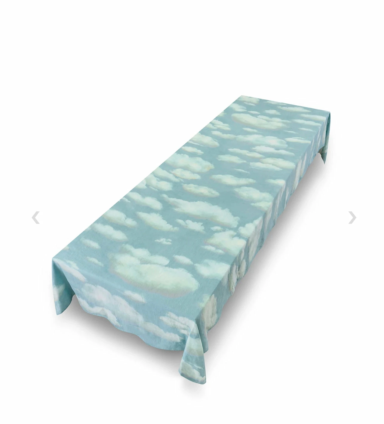 Summerill Shop New Nuages Cloud Linen Tablecloth, Sky Blue 2 Summerill Shop New Nuages Cloud Linen Tablecloth, Sky Blue