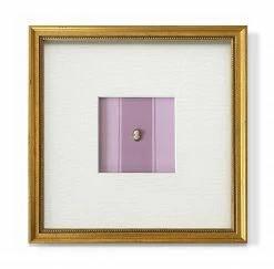 "It's All Coming Up Lilacs" Framed Antique Cameo By Shannon Coppage