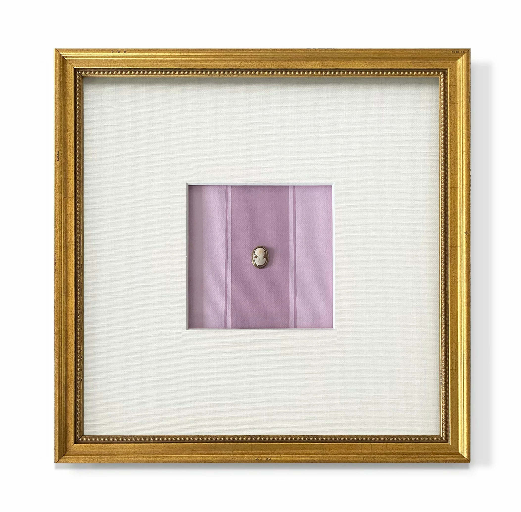 "It's All Coming Up Lilacs" Framed Antique Cameo By Shannon Coppage 1 "It's All Coming Up Lilacs" Framed Antique Cameo By Shannon Coppage