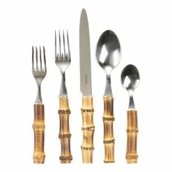 Juliska Live Natural Bamboo 5pc Place Setting
