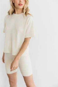 Kilte The Anissa Biker Short In Ivory