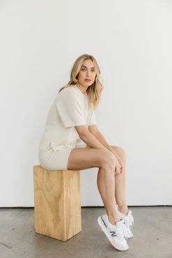 Kilte The Anissa Biker Short In Ivory