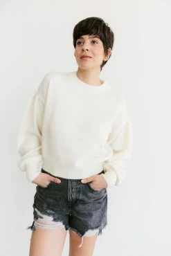 Kilte The Amanda Pullover In Ivory - Z