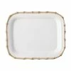 Juliska Classic Bamboo Natural 12" Rectangular Platter Live