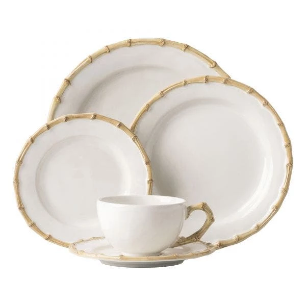 Juliska Classic Bamboo Natural 5pc Setting 1 Juliska Classic Bamboo Natural 5pc Setting