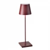 Only On The Avenue Poldina Pro Table Lamp, Bordeaux Live