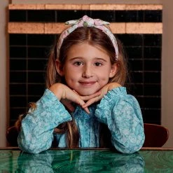 Lele Sadoughi Kids Liberty Knotted Bow Tie Headband, Carline Rose Wear