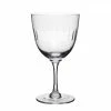 The Vintage List Live A Set Of Six Crystal Wine Glasses With Lens Design