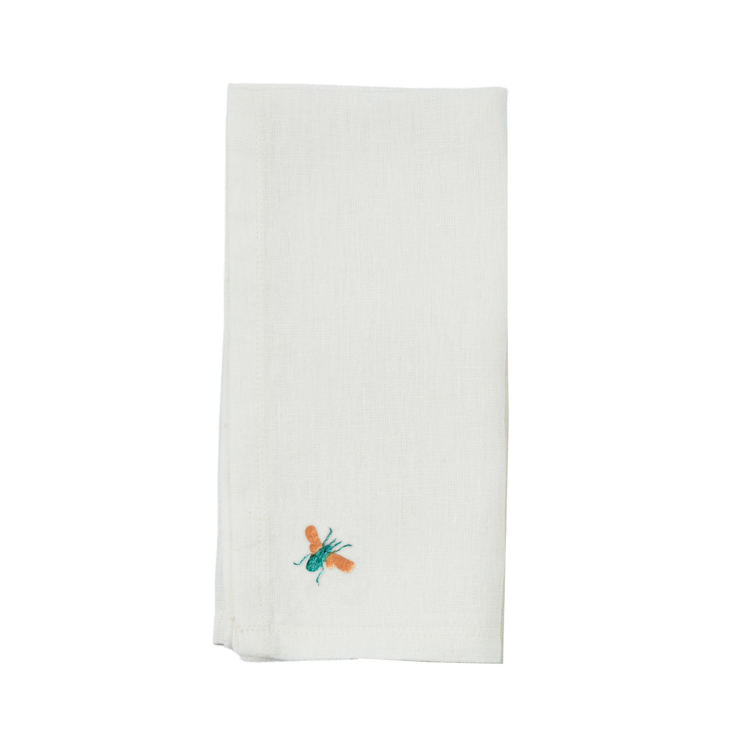 Malaika Linens BEE NAPKIN (SET OF 6) Live 1 Malaika Linens BEE NAPKIN (SET OF 6) Live