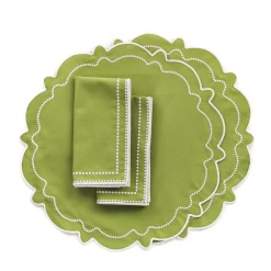 Maison Margaux The Abigail Sage Placemat & Napkin - Set Of 2