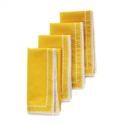 Maison Margaux Margaux Yellow Napkin - Set Of 4 Live