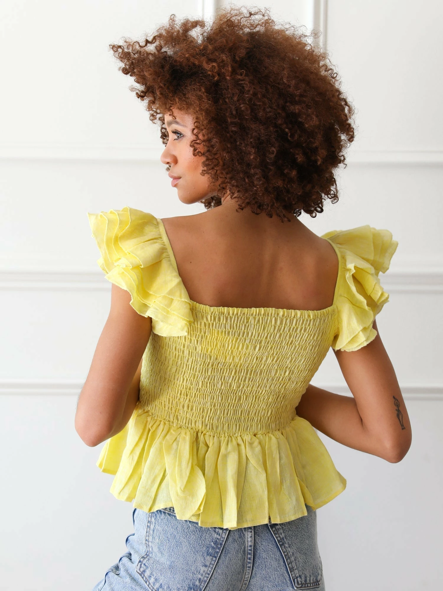 MILLE Wear Athena Top, Lemonade 4 MILLE Wear Athena Top, Lemonade