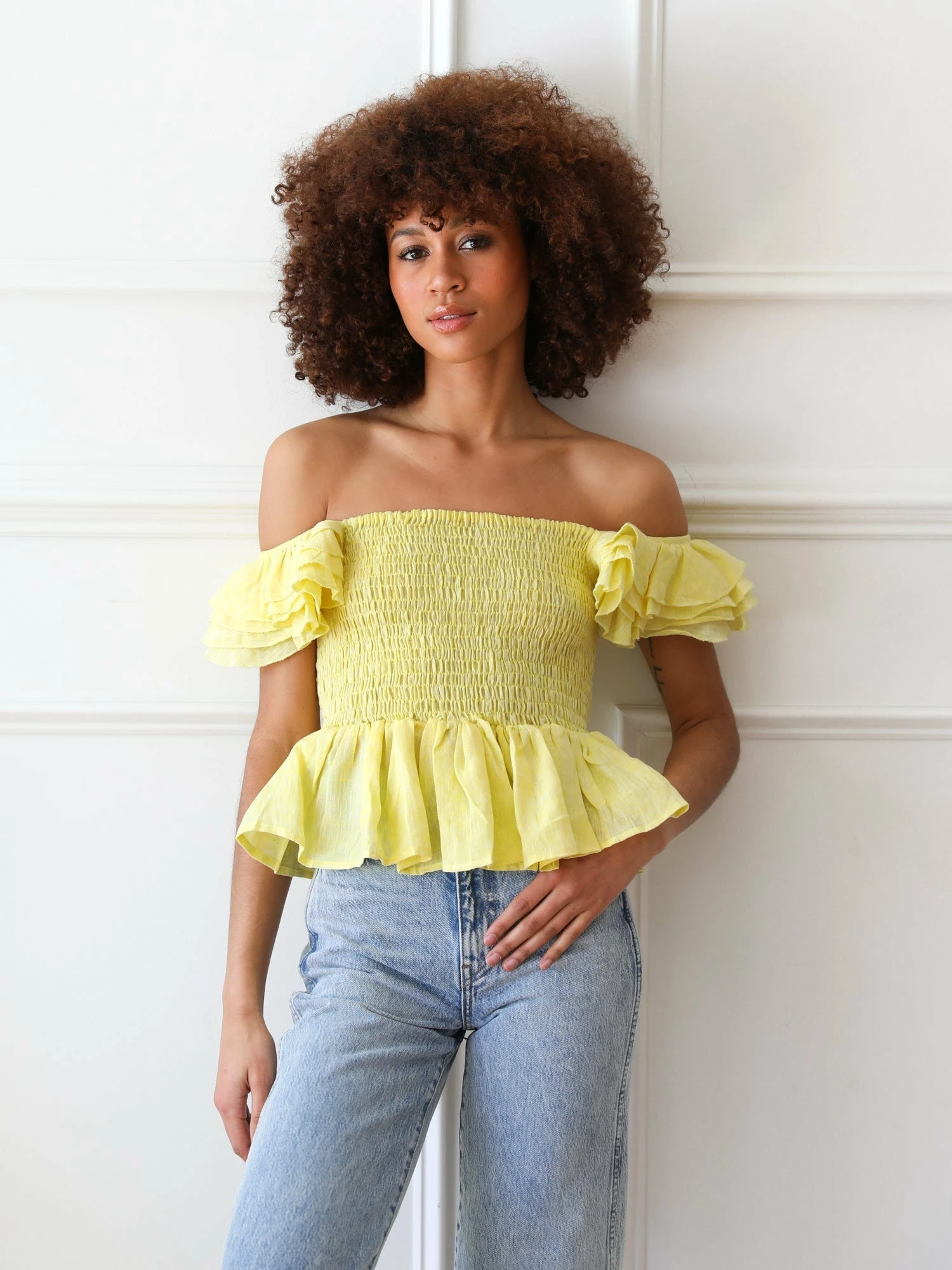MILLE Wear Athena Top, Lemonade 3 MILLE Wear Athena Top, Lemonade