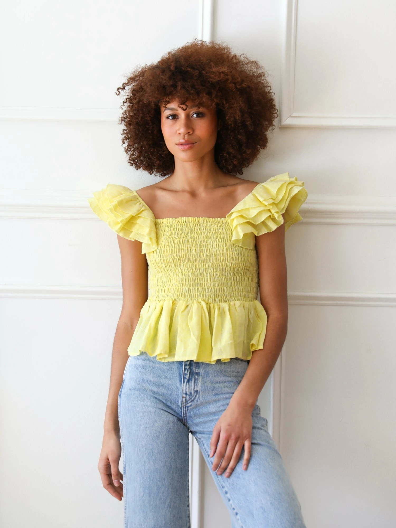MILLE Wear Athena Top, Lemonade 2 MILLE Wear Athena Top, Lemonade