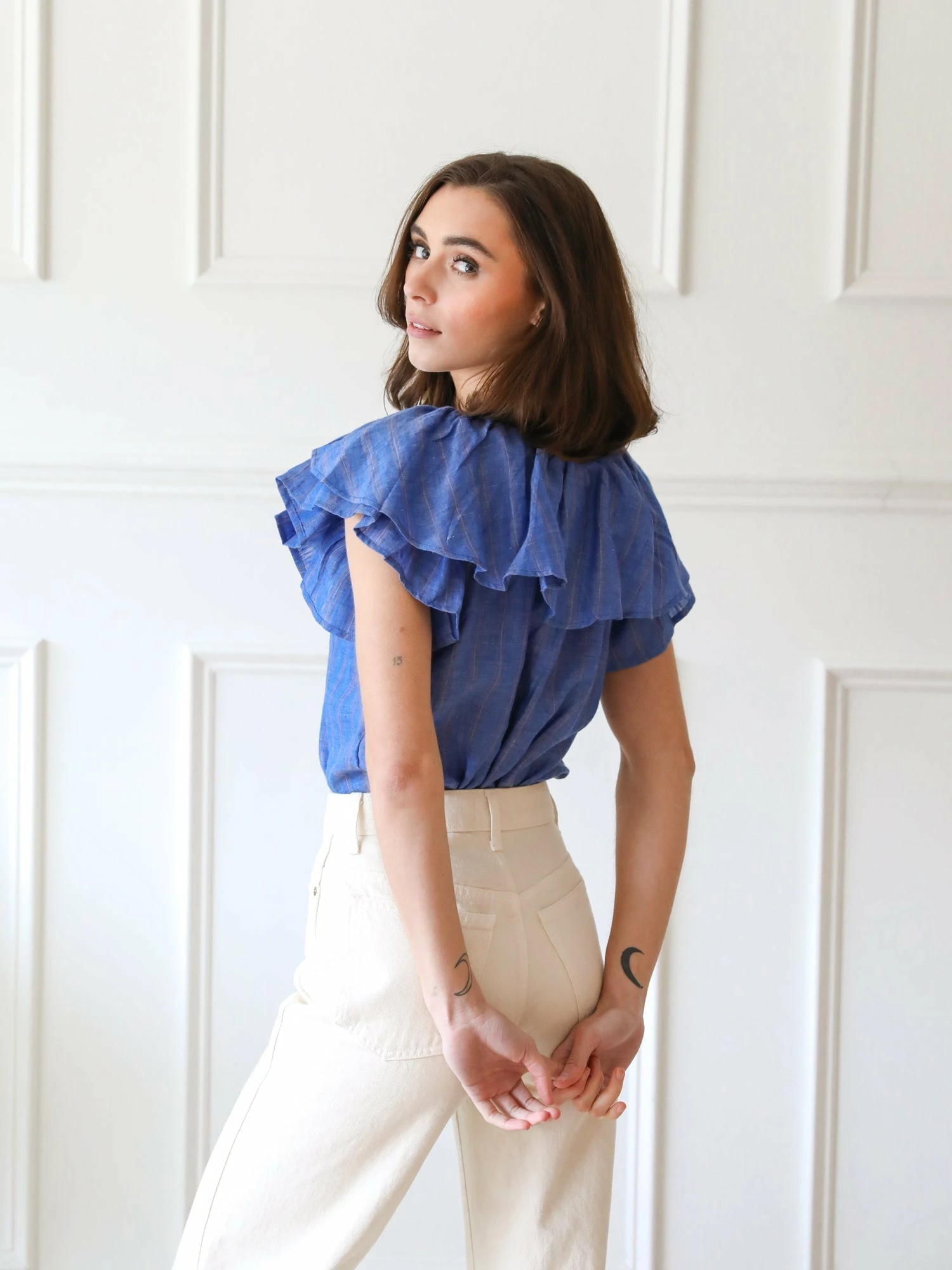 MILLE Beja Top, Riviera Stripe 4 MILLE Beja Top, Riviera Stripe