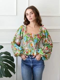 MILLE Circe Top, Summer Garden Wear