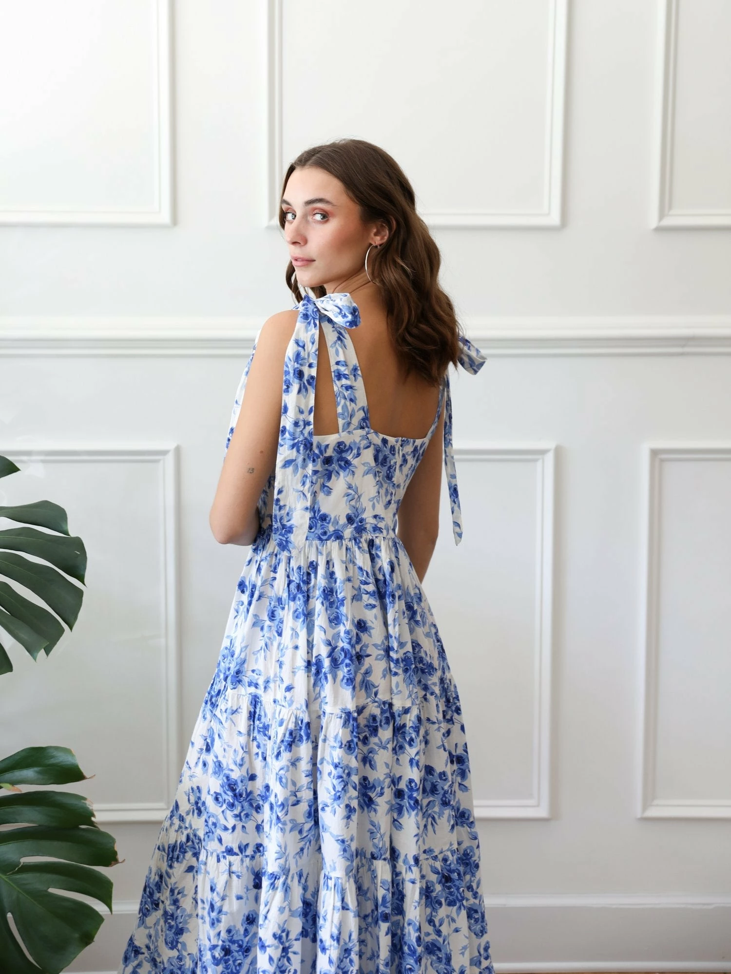 MILLE Wear Daphne Dress, Blue Bouquet 8 MILLE Wear Daphne Dress, Blue Bouquet