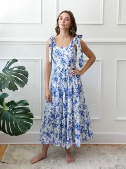 MILLE Wear Daphne Dress, Blue Bouquet 15 MILLE Wear Daphne Dress, Blue Bouquet
