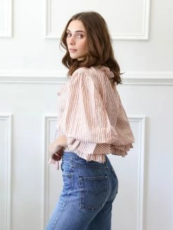 MILLE Rose Top, Siena Stripe